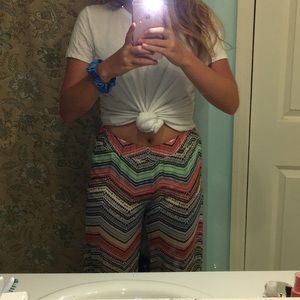 Super fun flowy patterned pants